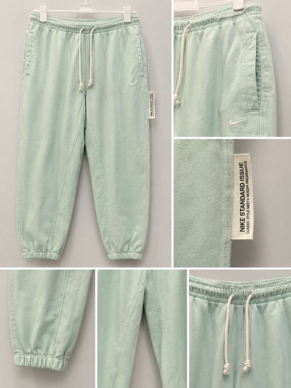 Nike standard issue Men's Light Green Dri-FIT basketball pants Joggers